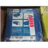 Image 1 : New 16' x 20' Blue All Purpose Tarp