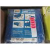 Image 1 : New 16' x 20' Blue All Purpose Tarp
