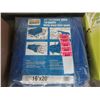 Image 1 : New 16' x 20' Blue All Purpose Tarp