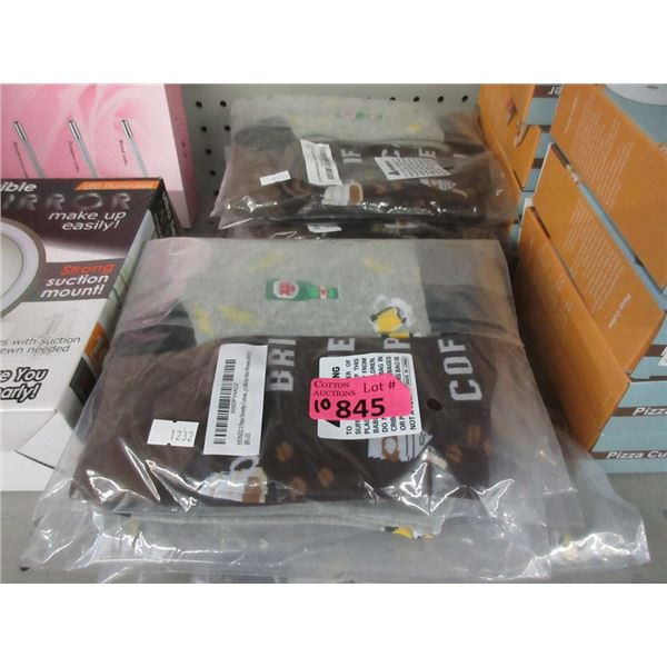 10 New Twin Packs of Novelty Socks