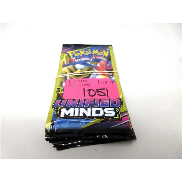 10 Sealed Packages of 3 Pokemon Cards
