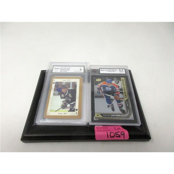 2 Graded Wayne Gretzky Hockey Cards