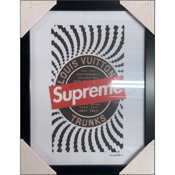 Limited Edition Supreme/ Louis Vuitton Print- Framed