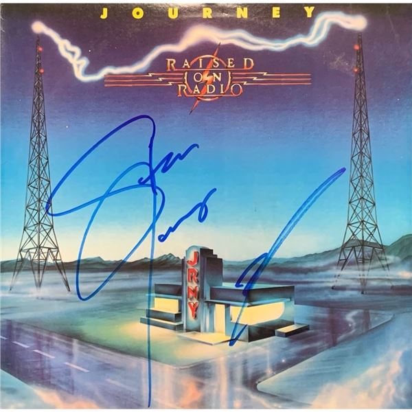 Signed Journey Raised On Radio Album Cover