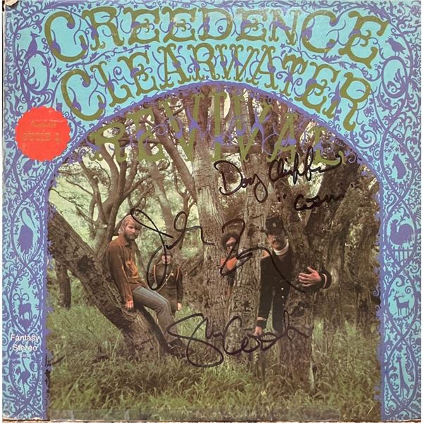 Signed Creedence Clearwater Revival Album Cover