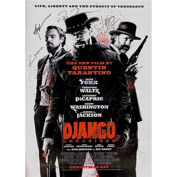 Signed Django Unchained Movie Poster