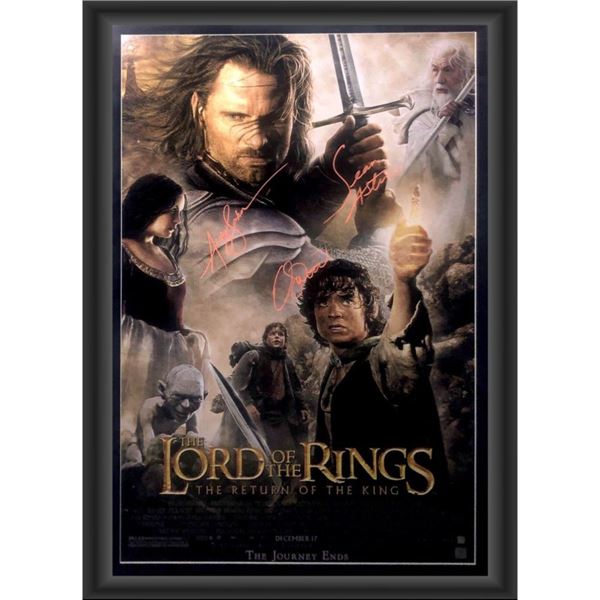 Signed Lord Of The Rings: The Return Of The King Movie Poster