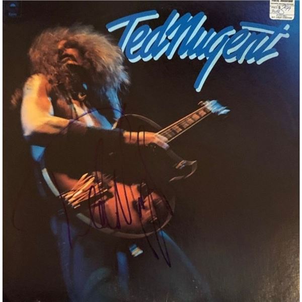 Signed Ted Nugent Album Cover