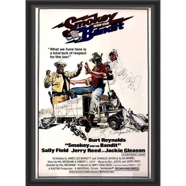 Signed Smokey And The Bandit Movie Poster