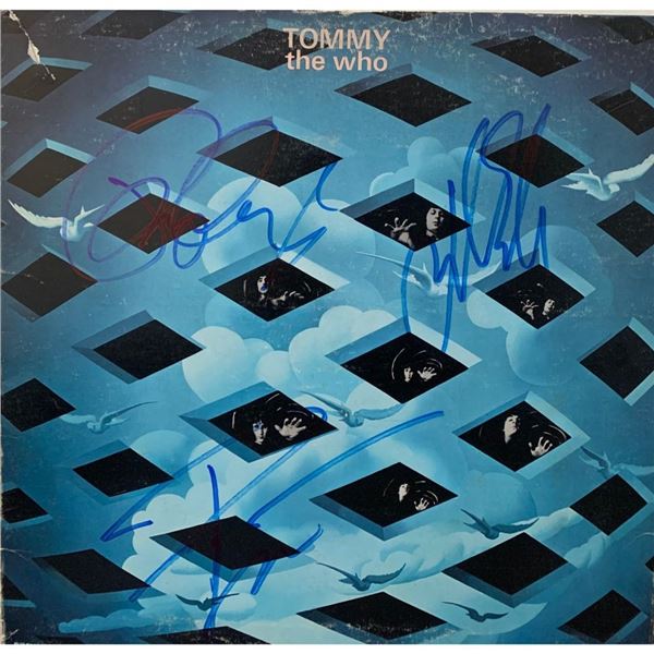 Signed The Who Tommy Soundtrtack Album Cover