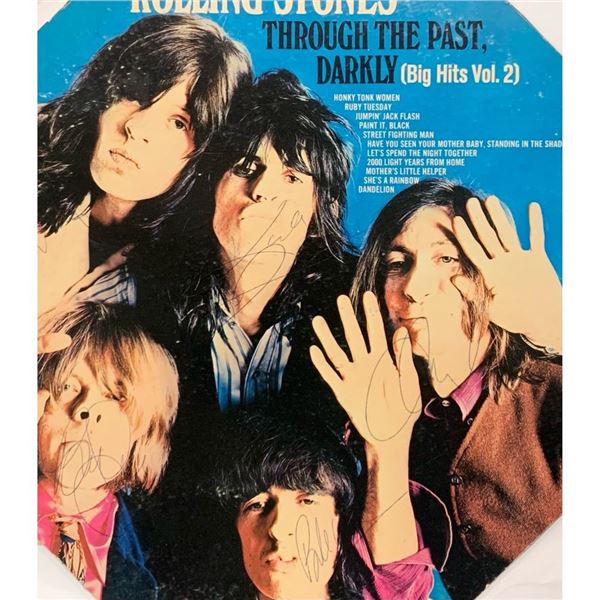 Signed The Rolling Stones Through The Past, Darkly Album Cover