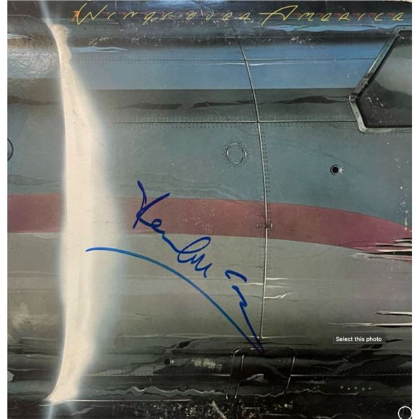 Signed Paul McCartney Wings Over America Album Cover