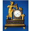 Image 1 : Exceptional Empire Bronze Gilt Mantel Clock !! #2122806
