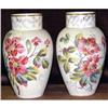 Image 1 : Pair  Antique  Floral  English Vases  c. 1900 #2123213