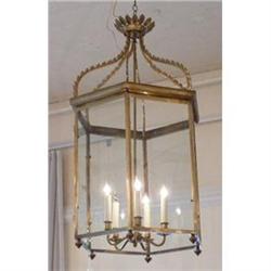 Regency Style Lantern Chandelier Fixture #2134363