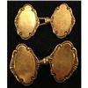 Image 1 : Edwardian Silver 2-Sided Cufflinks - Rare #2142238