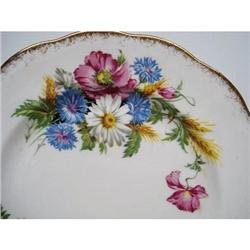 ROYAL ALBERT CHINA PLATE "HARVEST BOUQUET" #2142330