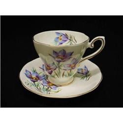 Royal Grafton CUP & SAUCER - MANITOBA CROCUS #2142343