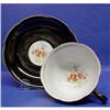 Image 1 : Deco Style Black &Floral Cup and Saucer #2142457