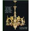 Image 1 : Chandelier 6 Lights & 12 Orchids #2142511