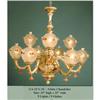 Image 1 : Chandelier with 9 Lights and 9 Globes #2142518