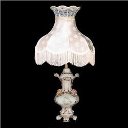 Capodimonte Lamp and Shade Urn Lamp #2142584