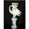 Image 1 : Capodimonte Pedestal Swan #2142591