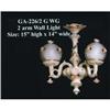 Image 1 : Wall Light 2 Lights - 2 GLB'S #2142933