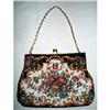 Image 1 : Goldco Tapestry Handbag/Clutch Rhinestone Clasp#2143084