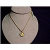 Image 1 : 16" Gold Chain with small Gold Locket and Metal#2143309