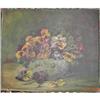 Image 1 : Late 19th Century Oil Painting  Pansies #2143315
