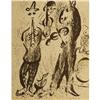 Image 1 : Chagall Marc "Itinerant Players" Lithograph #2143349