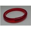 Image 1 : Bakelite Vintage cherry red bangle #2144308