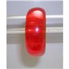 Image 1 : Bakelite Prystal Bright Cherry Red Chunky #2144311