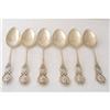 Image 1 : Alvin Chippendale-Old 1899 6 Teaspoons #2144839