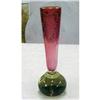 Image 1 : Elegant Art Nouveauish Glass Paper Weight Vase #2145342