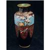 Image 1 : Hexagonal Cloisonne Vase Dragons and Birds #2156531