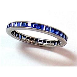 Vintage 1950s  Band with Sapphires #2156719