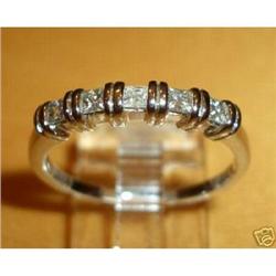 14K White Gold Diamond Wedding Ring #2156777