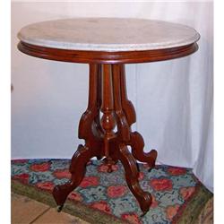 Marble Top Stand in Walnut #2156780