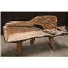 Image 1 : ANTIQUE ART ARCHITECTURAL HORSE SCULPTURE BENCH#2156798