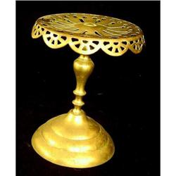 Antique Brass Footed Trivet #2156875