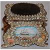 Image 1 : Antique Shell Sailor's Valentine box, c. 1894 #2168059