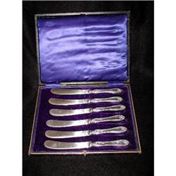 Boxed Fruit Knives Sterling Silver Plate #2168081