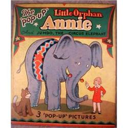 Orphan ANNIE Pop-Up BOOK Jumbo CIRCUS Elephant #2168752