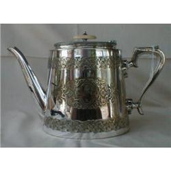 Robert PRINGLE Teapot LONDON Silverplate #2168760