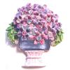 Art Deco fabulous flower filled urn pin #2168865