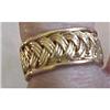 Ladies 14k yellow gold braided band #2168866