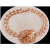 Image 1 : 14kt ROSE gold VICTORIAN Bookchain bracelet #2168904