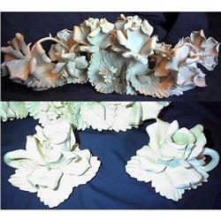 Capodimonte centerpiece and  2 candleholders #2168996